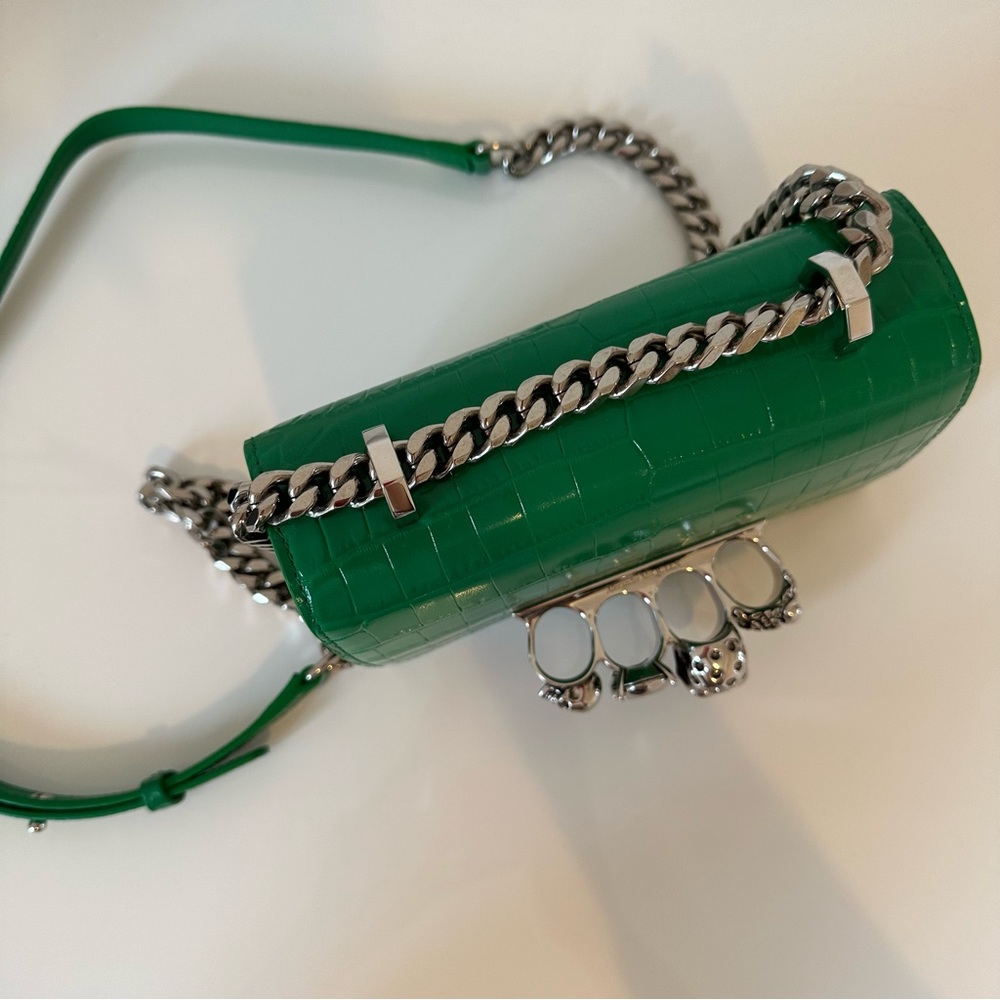 Alexander McQueen Jewelled Satchel Mini Shoulder Bag - Picture 9 of 15